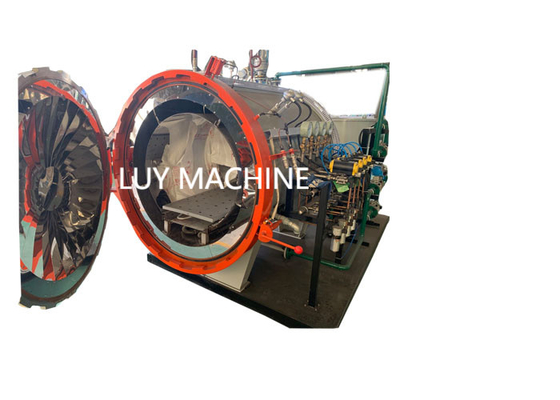 Autoclave rivestita del vapore composito della fibra del carbonio dello SpA con il sistema di raffreddamento ad acqua