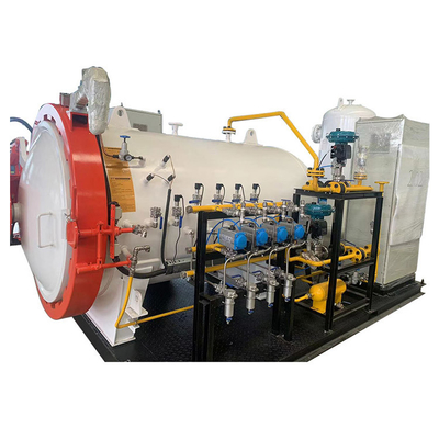 Laboratorio e strutture di ricerca e sviluppo prototipi di cornici di biciclette autoclave in fibra di carbonio con vascello a pressione e componenti del motore