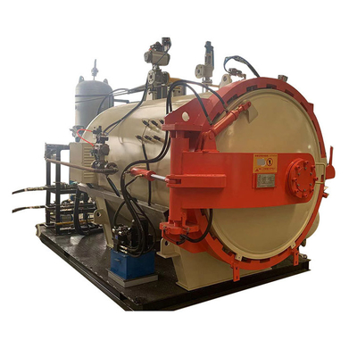 0.8MPa 600mm Diametro touch screen PLC Controllo Autoclave industriale piccolo composito per laboratorio