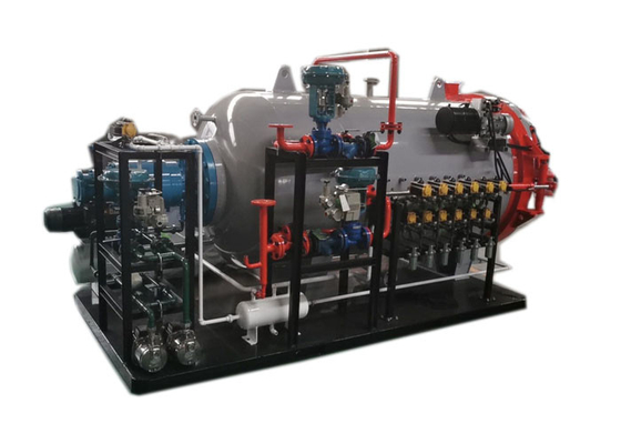 Forno di autoclave composito per la solidificazione del materiale in fibra di carbonio