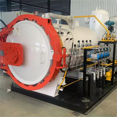 Autoclave industriale approvato ISO 9001 NADCAP utilizzato nei componenti di difesa Alta pressione Antifatica Composito affidabile