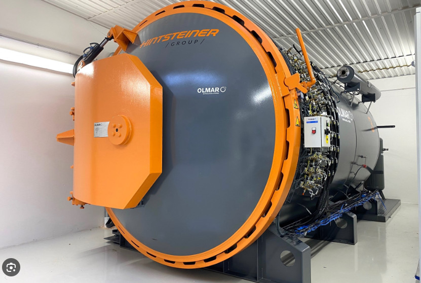Autoclave composita raffreddata dal vento o dall'acqua con controllo PLC Lunghezza effettiva 1-15m