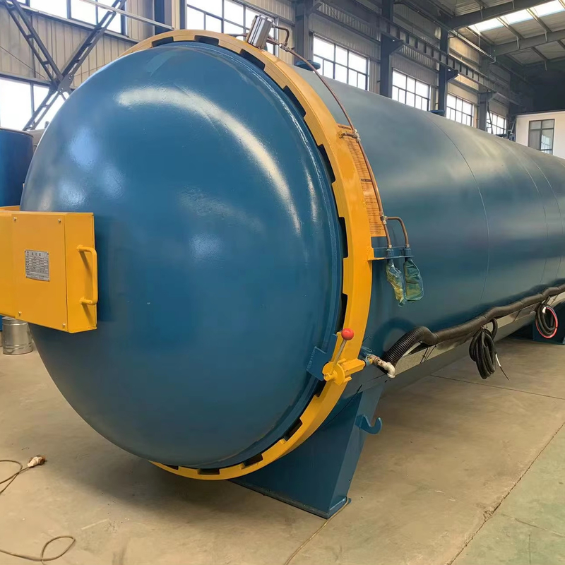 Pressione di rilascio all'interno del serbatoio miniera rulli vulcanizzazione serbatoio gomma atletica pista vulcanizzazione autoclave