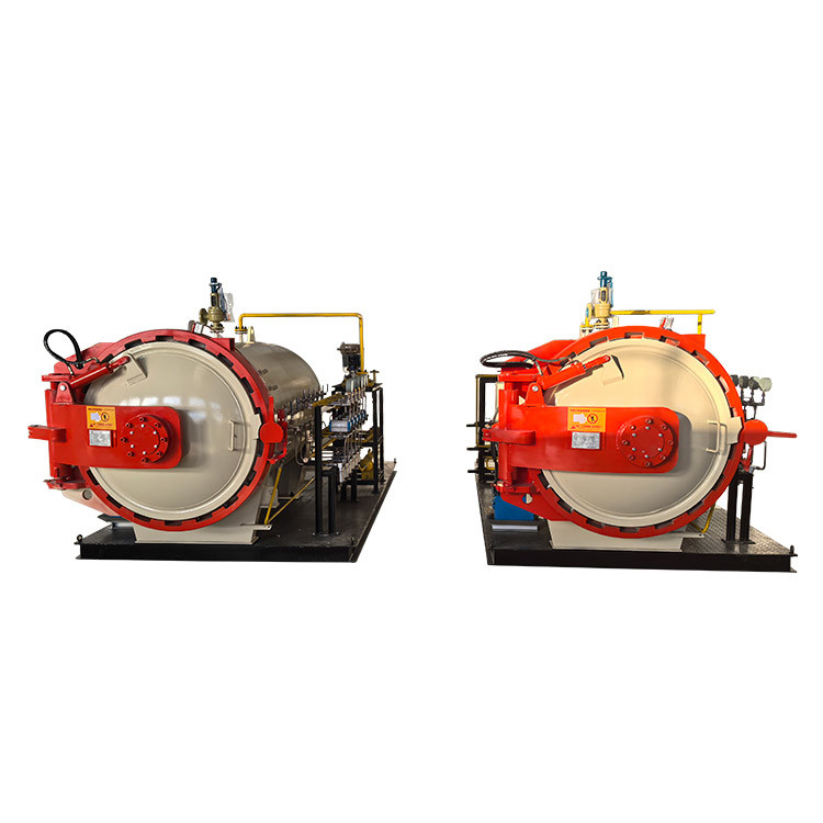 Carrosserie a vela a porta aperta idraulica orizzontale di alta qualità Autoclave Composite Surfboard Componente principale del motore