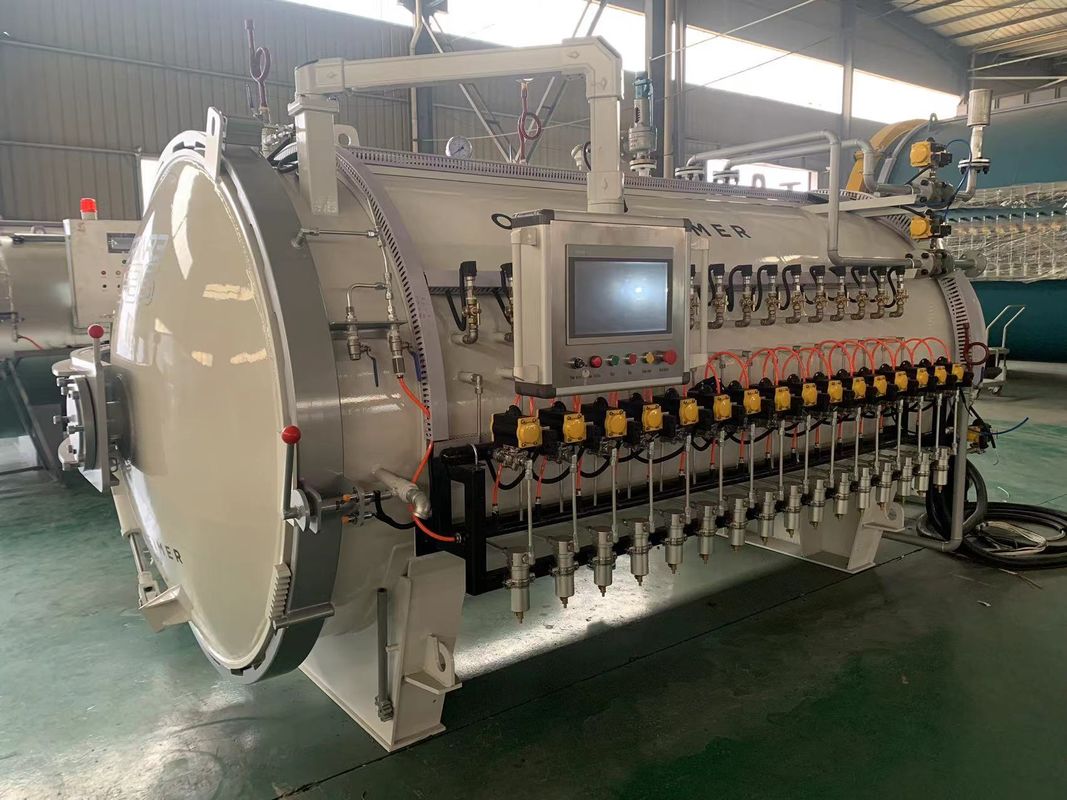 Autoclave composito da 3500 mm per parti di automobili come cofano, tetto, parafango, ala, forno per produttori di prodotti in fibra di carbonio