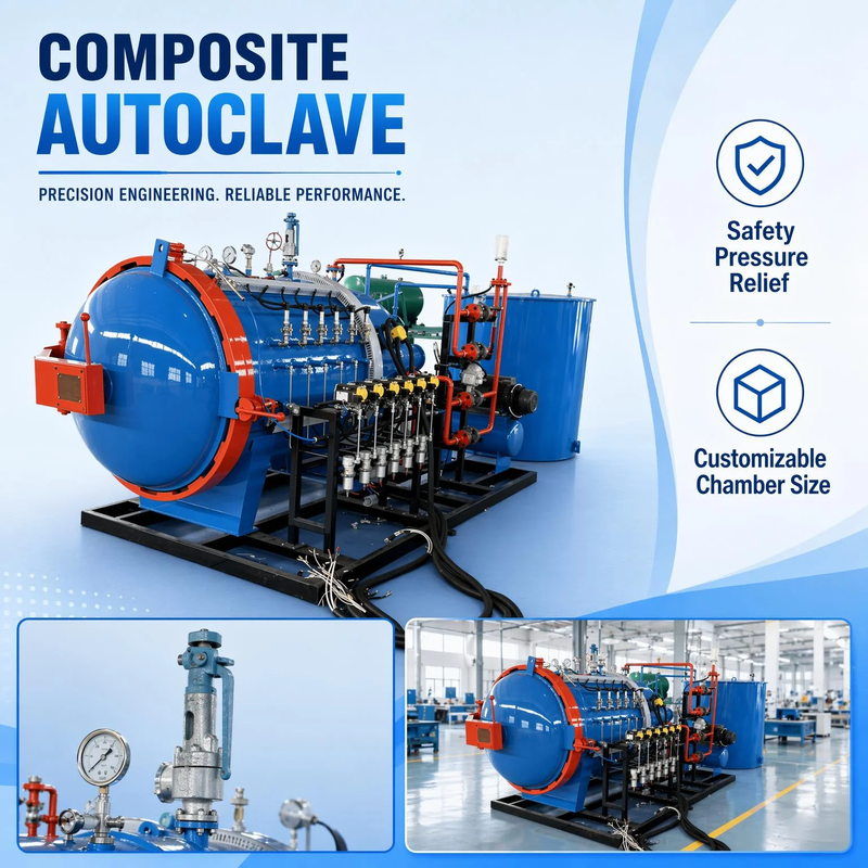 Motore per autoclave industriale certificato CE Ad alta potenza 10Kw-700Kw Multitensione 380V/410V/220V Controllo preciso della pressione della temperatura