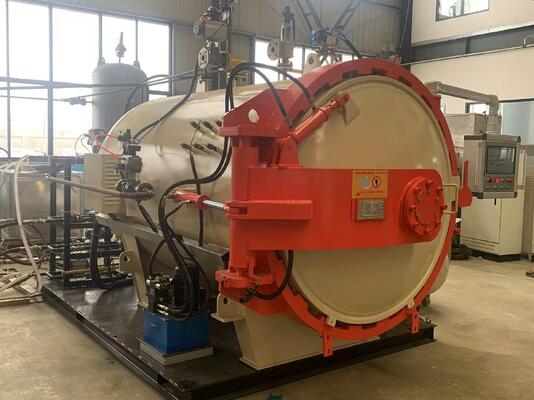 Forno industriale in fibra di carbonio per sistemi compositi in autoclave in fibra di carbonio, materiale resistente alle alte temperature e alla pressione