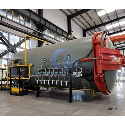 Autoclave Composito per Componenti Auto Motore Alta Pressione Certificato ISO CE Facile da Usare