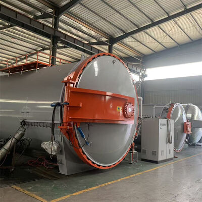 Autoclave industriale certificata CE utilizzata nella produzione aerospaziale