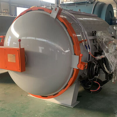 Autoclave a pressione calda standard di sicurezza applicata nel componente aerospaziale che rende il corpo ispessito regolazione stabile della pressione