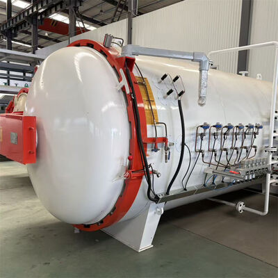 Autoclave composito qualificato ISO utilizzato nella fabbricazione di materiali per yacht Buon effetto di sigillamento Temperatura costante Industriale