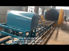 Impianto professionale di trattamento del legno in autoclave con doppio blocco di sicurezza